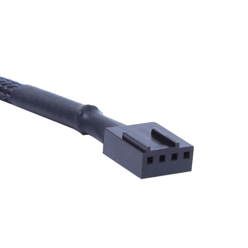 1 To 3 way splitter sleeved 4-pin pwm connector fan extension cable M&E