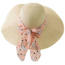 Summer Female Sunhat,Butterfly Bow,Panama Beach Female Hat,Broad-Brimmed Ha G4F5
