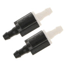2 Pieces Black Plastic Wiper Washer Windshield Check Valve Right 8532128020
