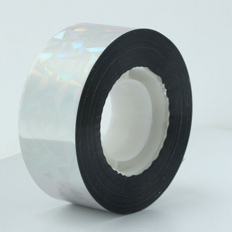 1 Roll 90m Polyester Film Audible Visual Scare Bird Repeller Tape for Crops
