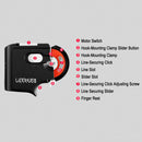 2Pcs Portable Electric Hook Tier Quick Auto Tyer Machine Tying Device Tool