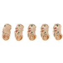 5x Hair Tube Beads Dreadlocks Beads Hair Braiding Jewelry Hair Decoration