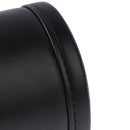 1PC Black/Red Leather Dice Cup Felt Lining Quiet Shaker for Playing Dice Ga&+