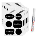 10 Sheets Kitchen Pantry Chalkboard Labels for Food Storage Containers, Storage