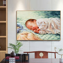 Kids 5D Diamond Painting Kit DIY Full Round Drill Embroidery for Home Decor A