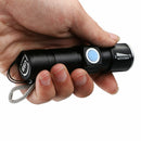 Mini Portable COB LED 3 Modes USB Rechargeable Flashlight Torch Zoom Lamp