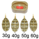Hirisi 4pcs Carp Fishing Feeder Tool Carp Lead Sinker Carp Fishing Feeder 1 U6Y2