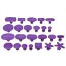 24pcs Glue Puller Tabs Pad For Car Body Paintless Dent Hail Repair Too%!