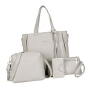 2x Four Set Leather Handbag Cross Body Crossbody Shoulder Tote Bag for Miss