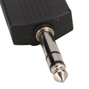 6.35mm Plug Male To 2 x 6.35mm Mono Jack Audio Adapter
