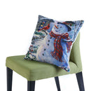 Christmas Snowman Cotton Linen Throw Pillow Case Cushion Home Sofa Decor(3)