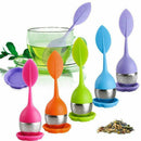 Loose Tea Steeper - Loose Leaf Tea Infuser - Silicone Handle Stainless Stee D5O6
