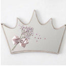 Kids Bedroom Nursery Decoration Shatterproof Acrylic Mirror Crown Pattern