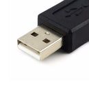 2Pcs USB 2.0 Type-A Male to Micro USB B 5 Pin Female Plug Adapter Converter