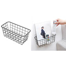 2x Wire Bathroom Soaps Basket Display Storage Shelf For Kitchen Bedroom