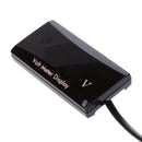DC 8-16V Digital Display Volt Voltage Voltmeter Meter Panel For 12V Cars Vehicle