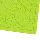 Silicone Mat Doodle Pad with Basic Geometric Template