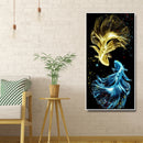 Peacock Fish Full Drill Round Diamond Painting Mosaic Cross Stitch Bead Art