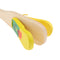 Wooden Handle Castanets Musical Percussion Instrument Teaching Aids Yellow