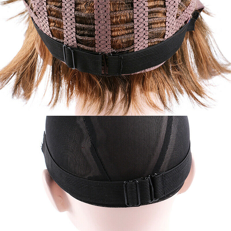 Adjustable Black Nylon Highest Elastic Bands Wigs Wig Caps Hair Net Lace Wi Kw