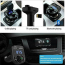 Wireless Bluetooth Handsfree Car Kit Transmitter MP3 Player Dual USB Charger WJ