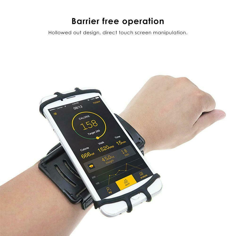 Running Phone Wristband 180 Degree Rotatable Bag Belt for Mobile Phone Holder
