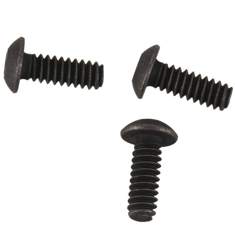 No. 6-32 UNC x 3/8 Alloy Steel Hex Socket Screws, Black, 20 Pieces D9V3
