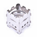 Outdoor Camping Stove Portable Folding Stainless Steel Picnic Wood SS Ew
