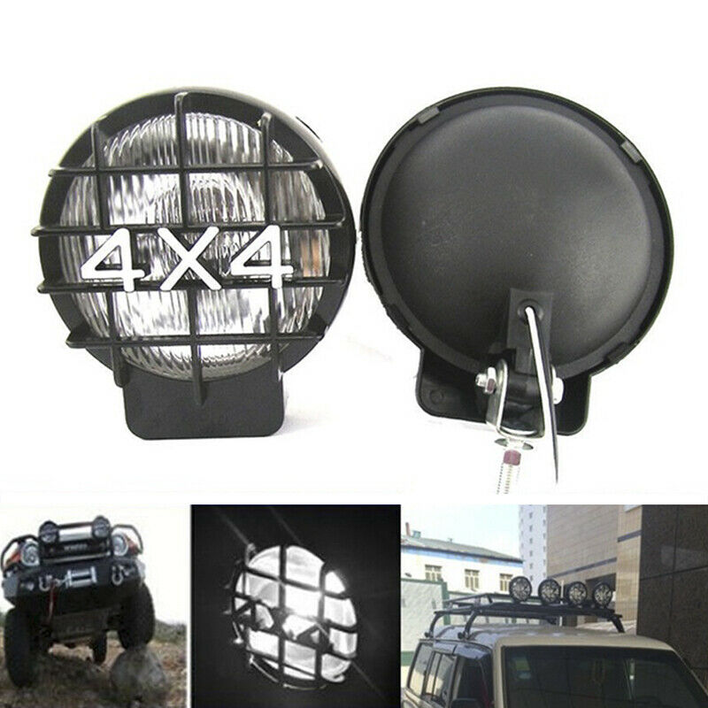 1X 5.5" 4X4 Round Off Road White Driving Halogen ATV Fog Light Lamp Spotli 3C