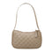 Women Lattice Pattern Shoulder Underarm Bag PU Casual Handbag Totes (Khaki)