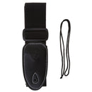 Durable Guitar Belt With PU leather Ends Fits for Guitar & Bass Accessory Black
