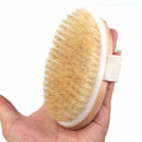 Wooden Bath Shower Back Brush Exfoliate Skin Scrub Soft Hair Hand Hemu  QIT