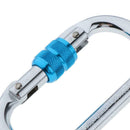 Climbing Carabiner, 25 Kn O-Shaped Super Strength Steel Screw Locking Carabiners