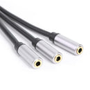 3.5mm Audio Splitter Cable 3.5mm TRS Plug Male to 3x 1/8 Jack Female Adapter
