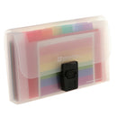 2xPortable A6 13-Pocket Expanding File Folder Travel for Receipts Cards