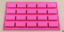 20-Cavity Rectangular MINI Soap Chocolate Baking Candy Mold Silicone Mould