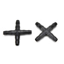5X(20 Pcs Black Sprinkler Irrigation Tee Pipe Barb Hose Fitting Joiner Dri U4D3)