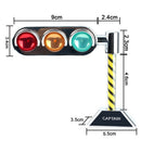 Car Ornaments Mini LED Traffic Lights Signals Auto Interior Decoration (B) A