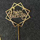 Home Cake Wedding Birthday Cake Topper Card Birthday cake Acrylic sign Cake S1J1