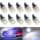 10x T10 5050 5 SMD Super Bright White 12V LED Car Vehicle Light Bulb Side Tail