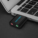 Vention Sound Card USB to 3.5mm Jack Female Headphone External Audio Card