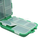 1 x 10 Compartments Fishing Lures Hooks Baits Tackle Plastic Storage Box Case