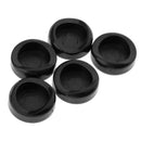 Saxophone Thumb Rest/ Button - Black Plastic - 5 Pieces - for Sax Parts