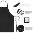 Adjustable Bib Apron Thicker Version Waterdrop Resistant With 2 Pockets Coo Q7E6