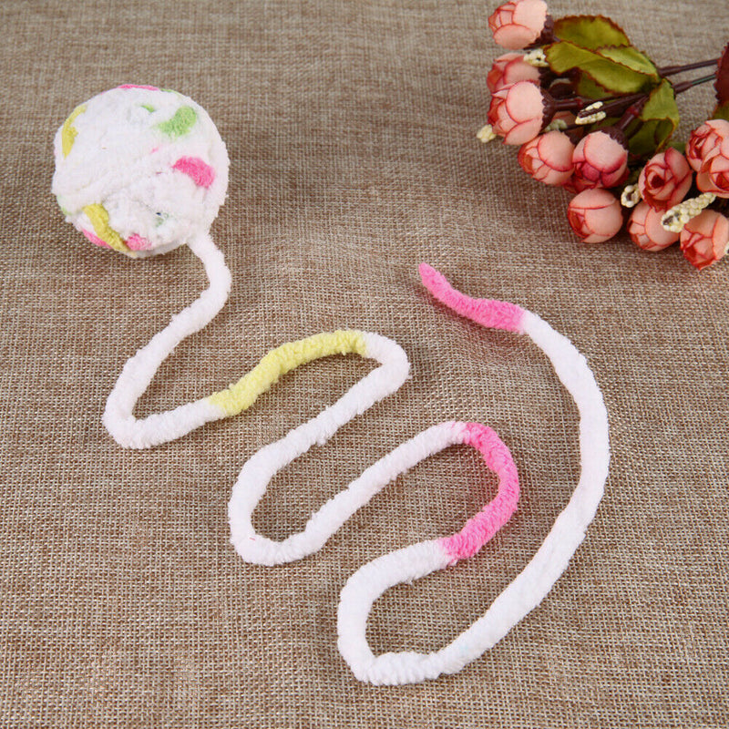 Pet Puppy Chew Toys Wool Tease Cat  Ball  Claws Scratching Ball Toys A
