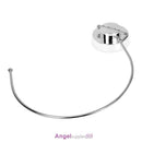 Ring Shape Stainless Steel Vacuum Suction Cup Bathroom Towel Shelf Bar Rack