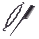 4pcs Hair Stick Styling Tools Set Pull Hair Pins Big Headwear Accessories