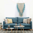 Hand Knotted Macrame Wall Art Handmade Cotton Bohemian Wall Hanging Tapestr I9U7