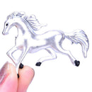 Fashion White Horse Brooch Pin Collar Decoraion Badge Corsage Jewelry WomenGifOZ