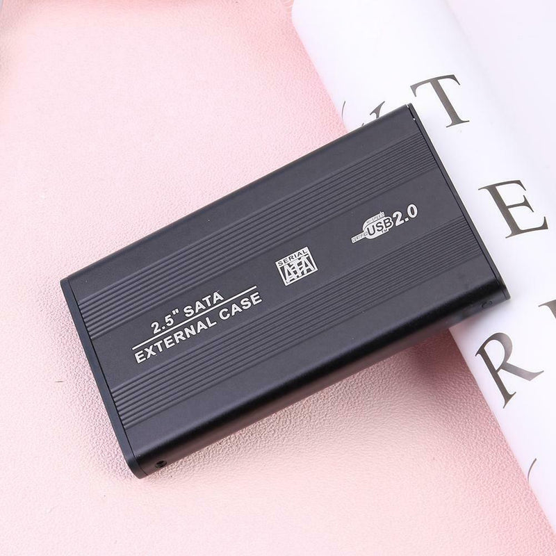 2.5 inch Hard Disk Case Aluminum Alloy SATA USB2.0 External Hard Drive Case